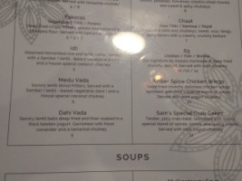 Amber Spice menu