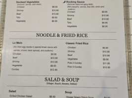 The Taste Asian Bistro menu