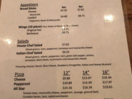 Elizabeth Brewing Company menu