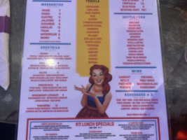 Tequila Mama Taqueria menu