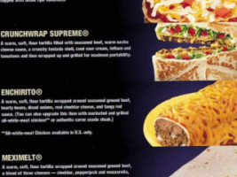 Taco Bell menu