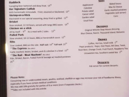 The Express Casual Dining menu