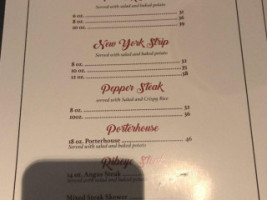 Matthew's Steakhouse menu