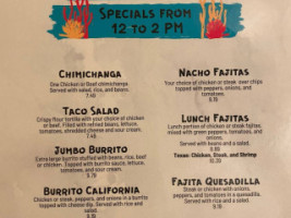 El Cabo Mexican menu