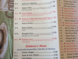 Asian Grill menu