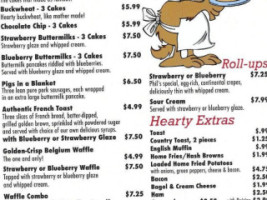 Punxy Phil's Family menu