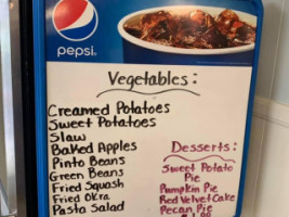 Jerry's Snack menu