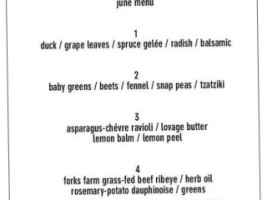 The Blind Pig Kitchen menu