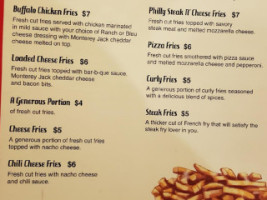 Harshbarger's Sub N' Malt menu