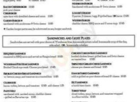 Woodsman menu