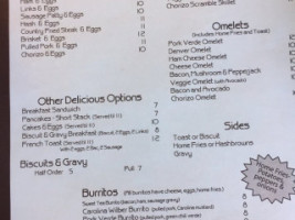 Sweet Tea Express menu