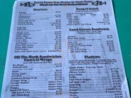 Olde Fish House Marina menu