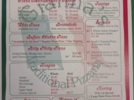 Gianna's Traditional Pizzaria menu