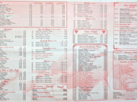 China One menu