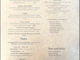 Main Street Bistro Espresso menu