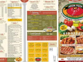 Vera's Pizza menu