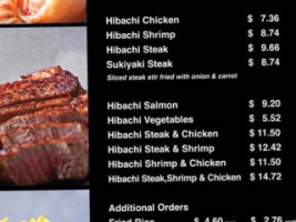 Saisho Hibachi Sushi menu