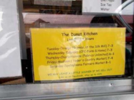 The Donut Kitchen menu