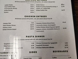 Majestic Steak House And Pizza menu