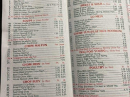 Dragon Ii Chinese menu