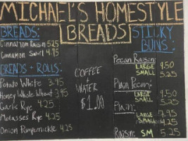 Michael's Homestyle Breads menu