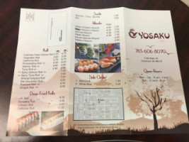 Yosaku Hibachi Express menu