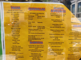 Taqueria El Habanero menu