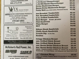 Tj's Grill menu