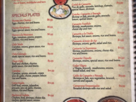 La Esperanza Mexican menu