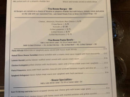 Texas Tea Room menu