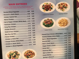 Lin's Asian Cusine menu