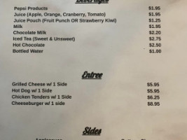 Foot Of The Mountain menu