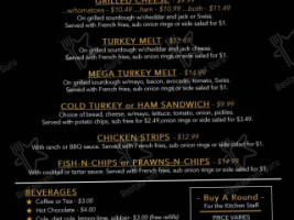 Washington menu