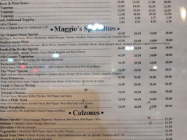 Maggio's Pizza menu