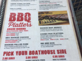 Boat House Of Marietta (boathouse Bbq) menu