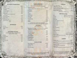 Ace Basin Fish Camp menu