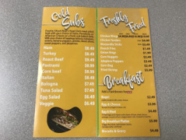 On The Fly Deli Grill menu