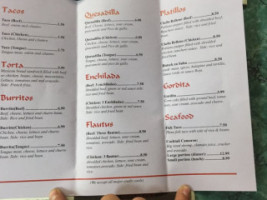 Taco Nuevo menu