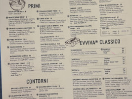 Evviva Trattoria Wrentham menu