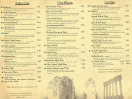 La Kabob Lebanese Grill menu