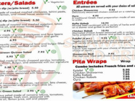 Zesty Shawarma And Grill menu