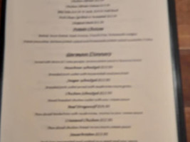 Windfall Inn menu