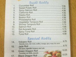 China Buffet menu