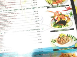 Mariscos Las Sirenas menu