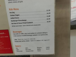 Thomahawk Deli Grill menu