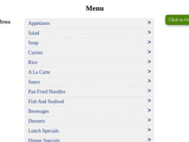 West Covina Thai Cuisine menu