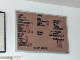 Vargas Mexicatessen menu