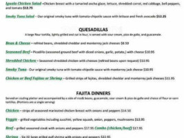 Guadalajara Grill menu