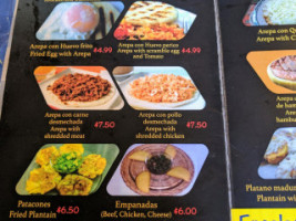 Arepas Deliciosas menu