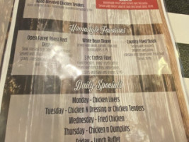 Patty's menu